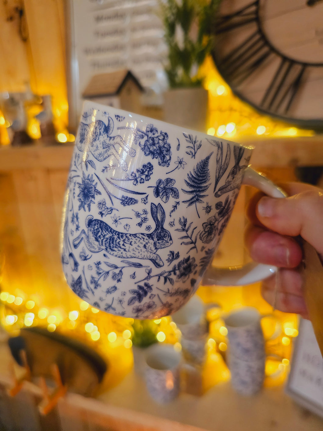 Mug - blue woodland