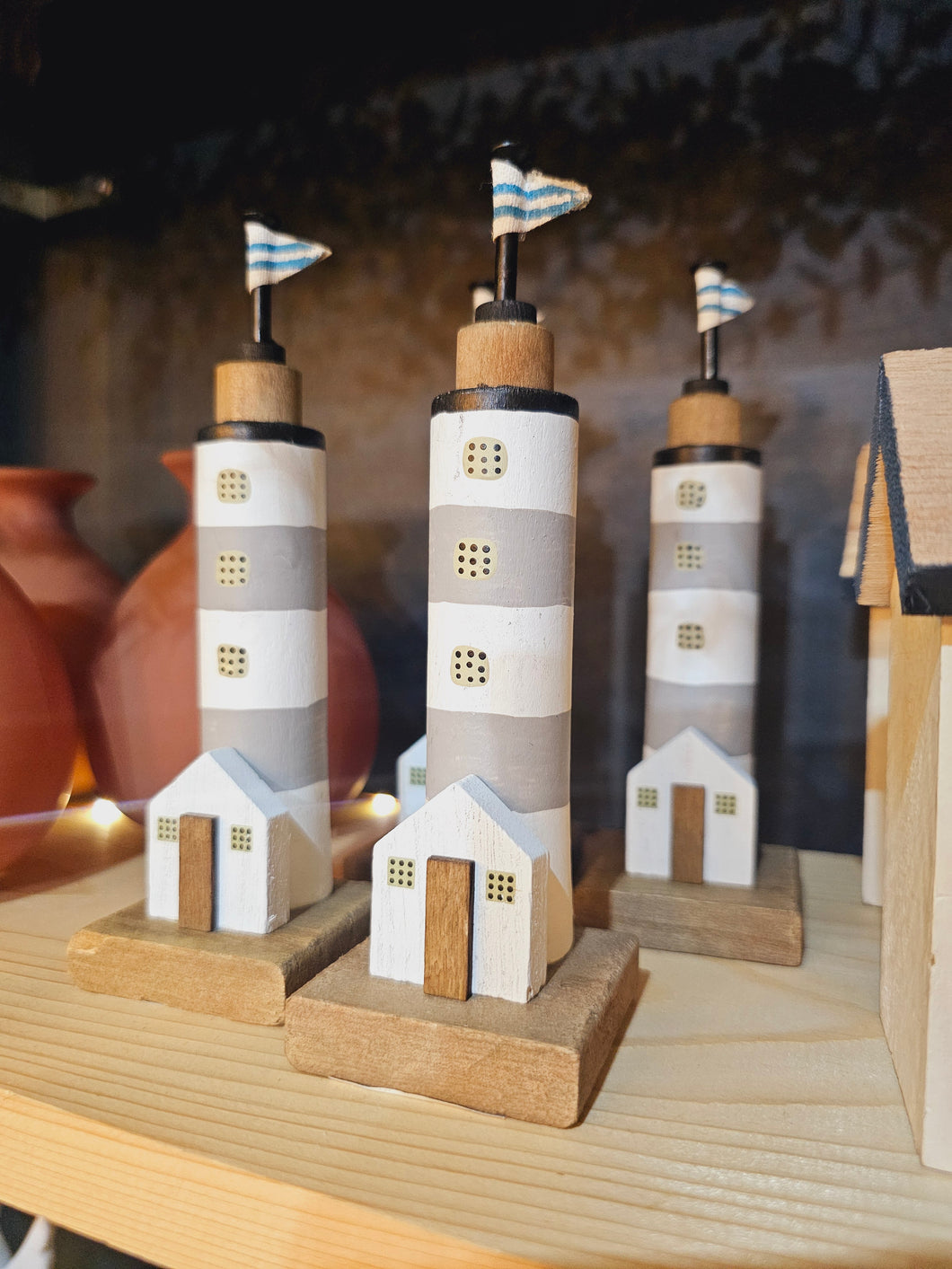 Wooden lighthouse