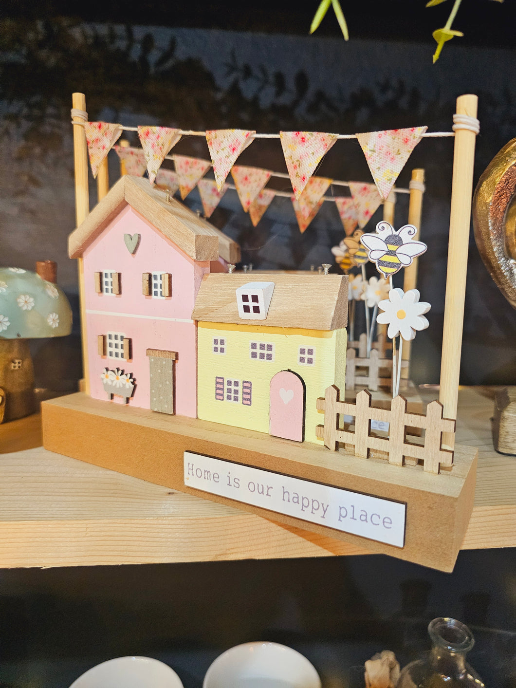 Homes with bunting