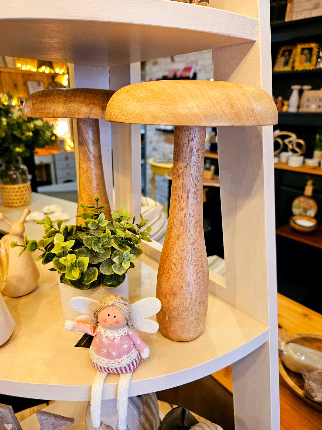 Wooden mushroom