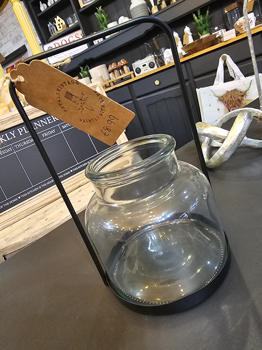 Glass lantern