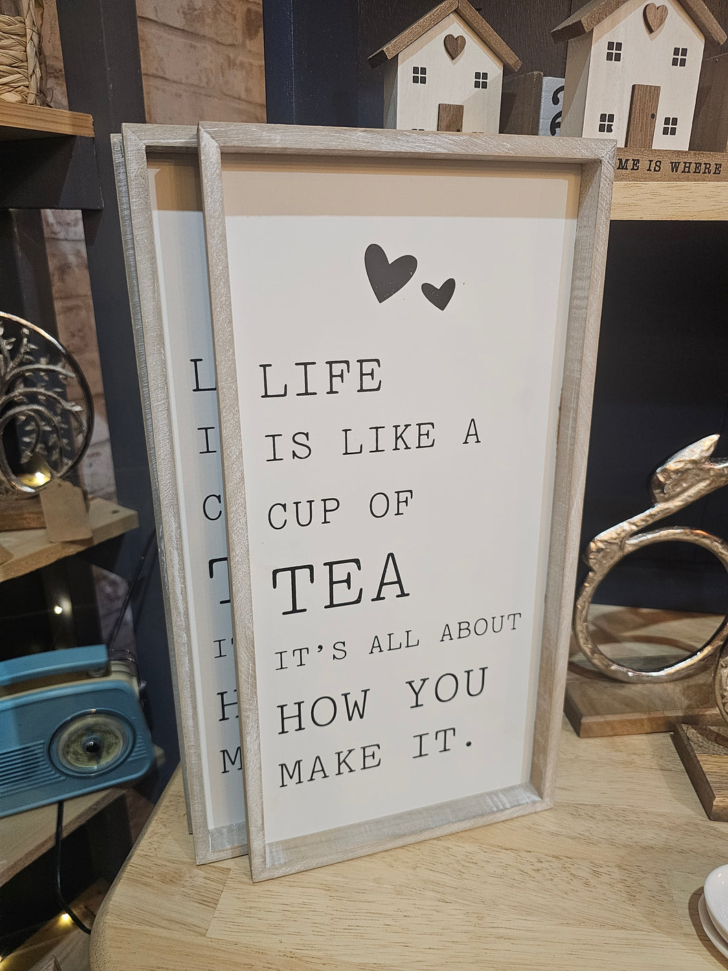Life is like a cup of tea - framed
