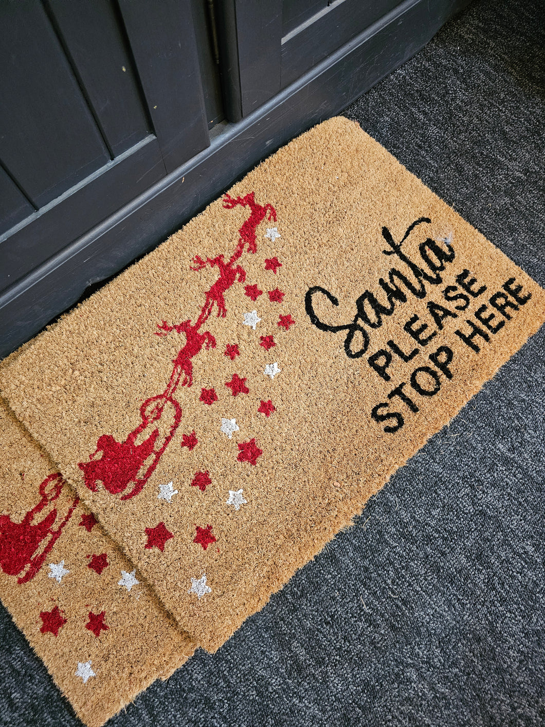 Door mat - reindeer