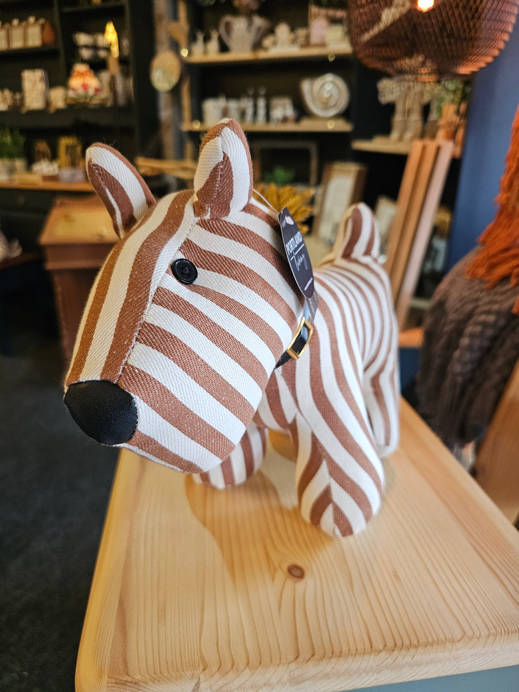Door stop- dog, orange