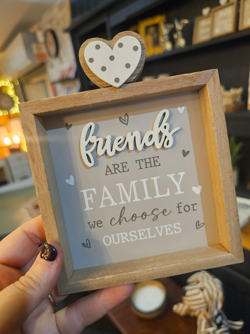 Friends are the family frame
